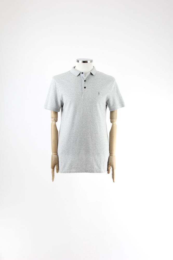 ALLSAINTS Нове чоловіче сіре поло з логотипом. Оригінал. (М)