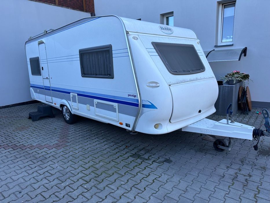 Hobby 540  Hobby 540 stan bardzo dobry przedsionek