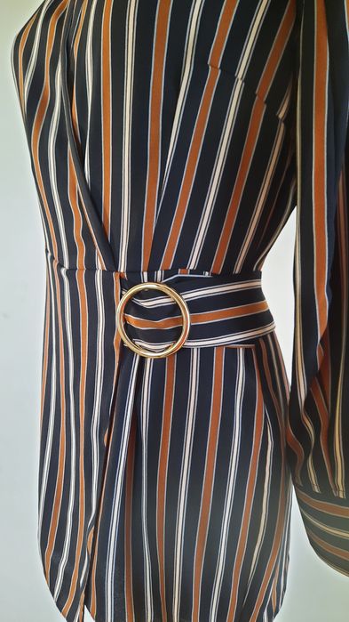 Kombinezon River Island czarny,camel,błękitny,biały