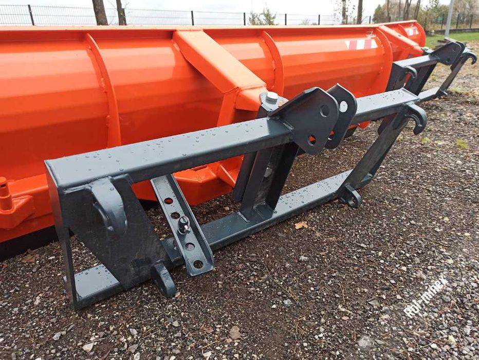 Wzmocniony PŁUG DO ŚNIEGU śnieżny Euro-ramka TUZ Wózka widłowego Dowóz