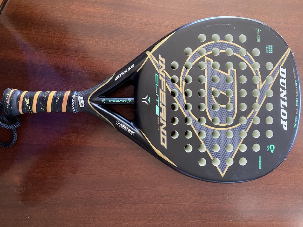 Raquete de padel Dunlop Inferno Elite Gold