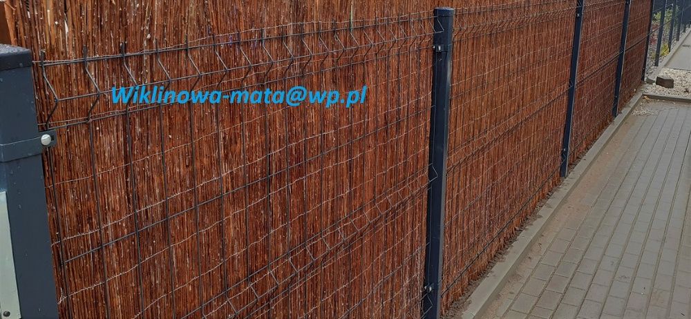 Maty wiklinowe od producenta.1.8m x 5m mata wiklinowa