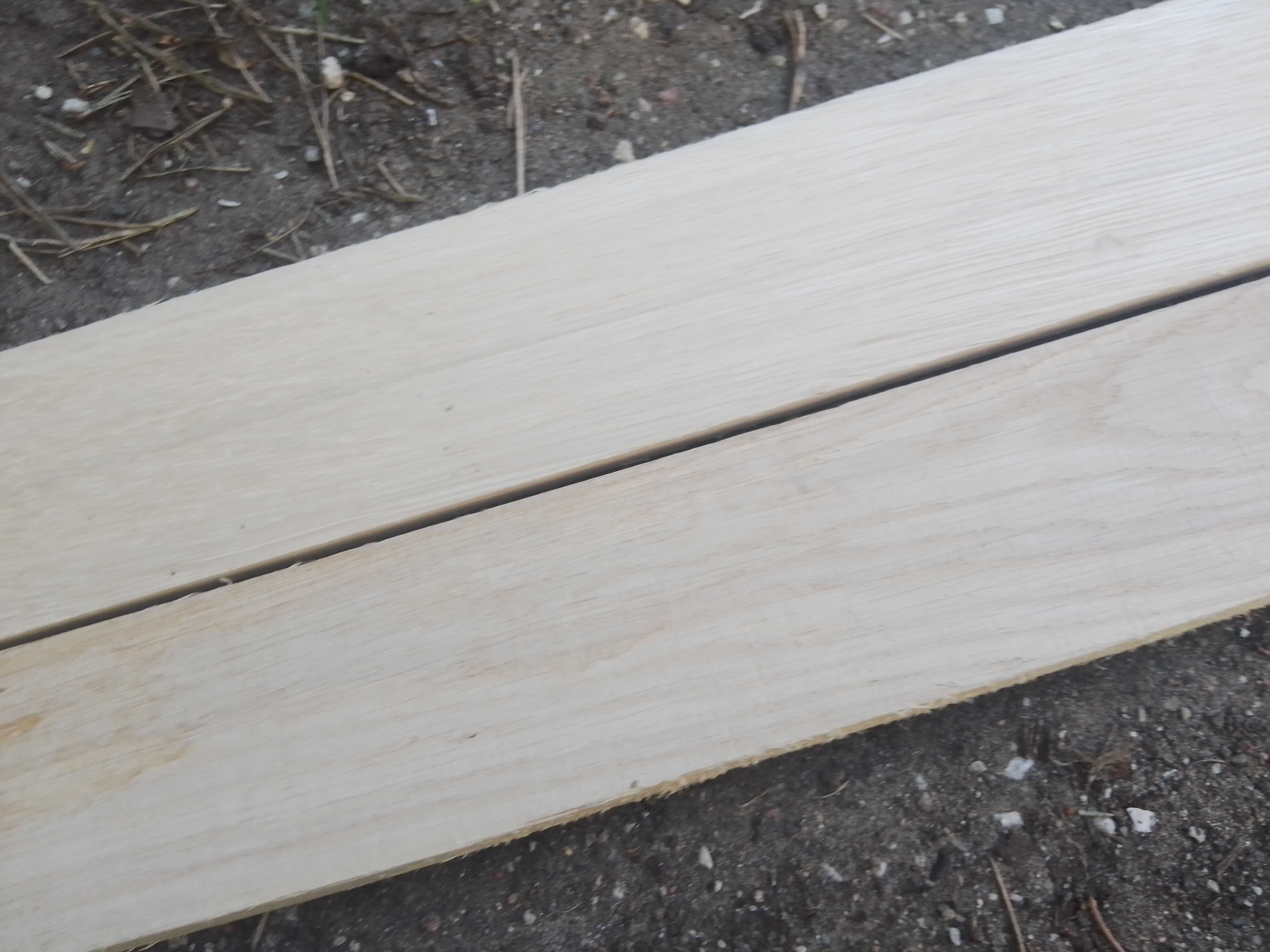 Dębowa deska heblowana 130 cm  Lamele, wysyłka