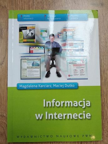 Informacja w Internecie - Karciarz, Dutko, książka, PWN