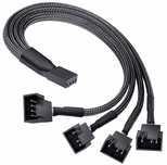 Rozdzielacz Przedłużacz Do Wentylatorów PWM 4pin - 4x4pin FAN SPLITTER