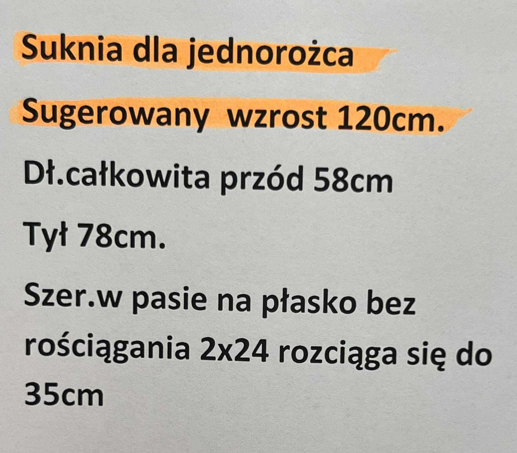 Sukna dla unicorna jednorożca