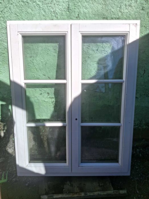 4 Janelas madeira Nordica brancas 2 medidas.