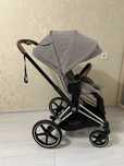 Прогулка коляска ,візок Cybex 4.0 Priam Chrome Brown Grey+подарки