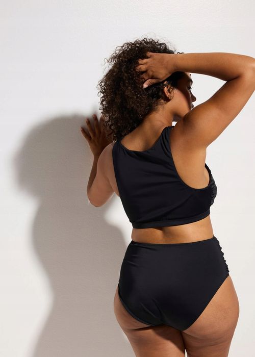 B.P.C figi bikini z wysokim stanem czarne r.46