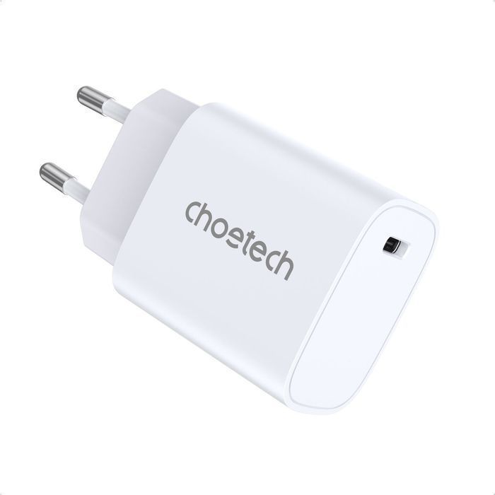 Ładowarka Sieciowa Choetech 20W Power Delivery USB-C x2 - Biały