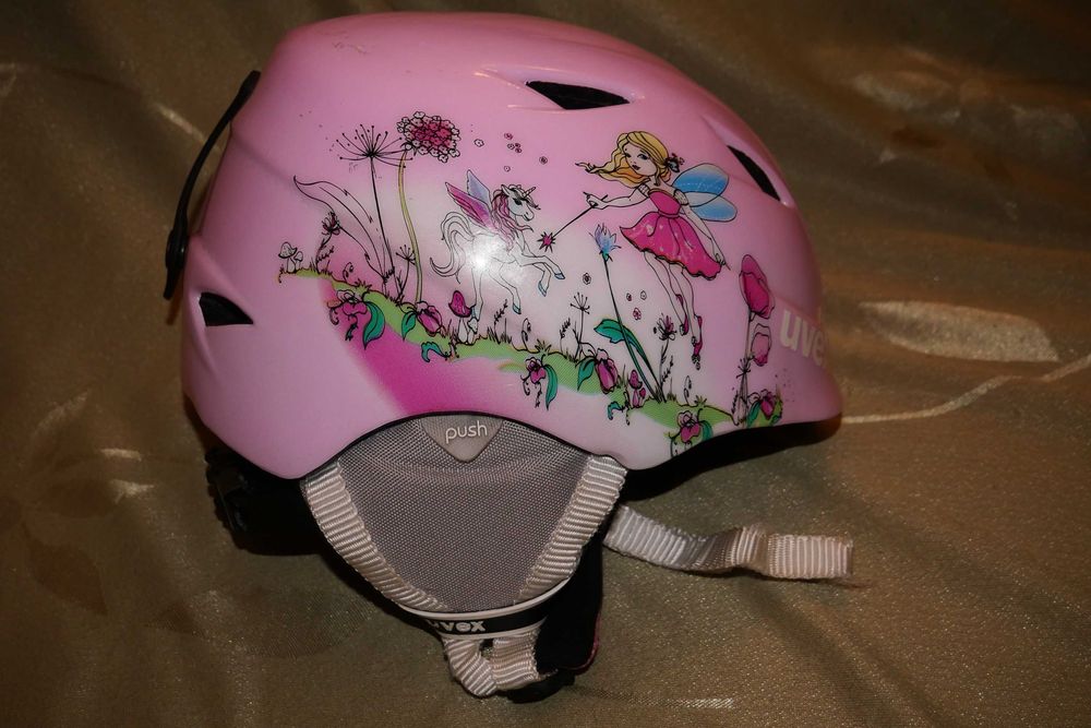 Ciepły kask narciarski snowboardowy regulowany Uvex 54 – 56 cm