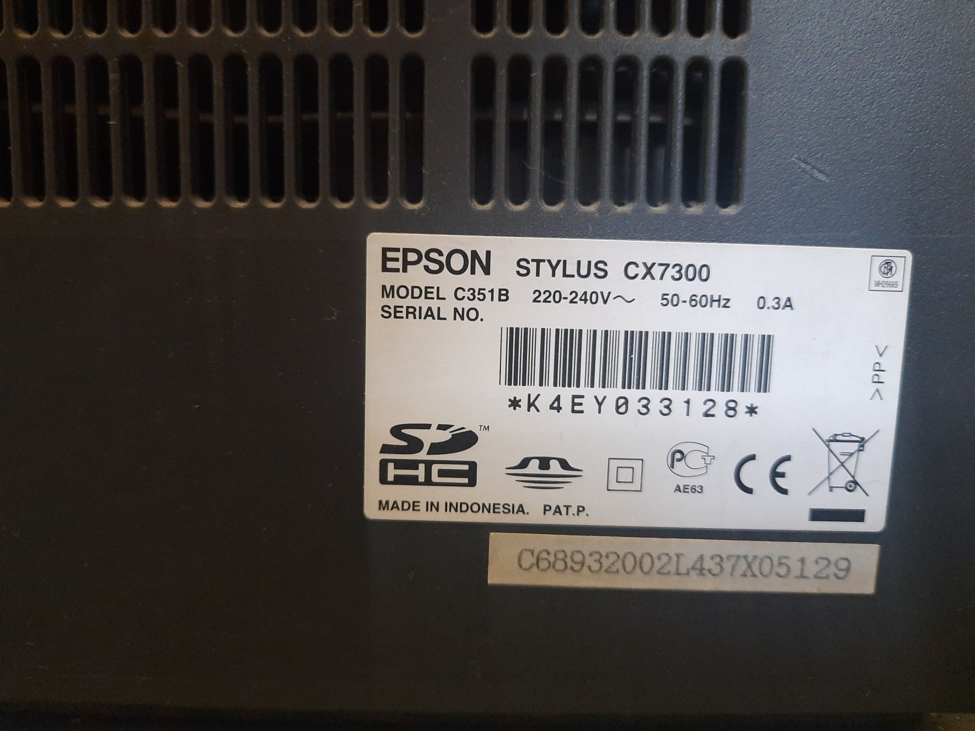 Принтер, сканер Epson stilus CX7300