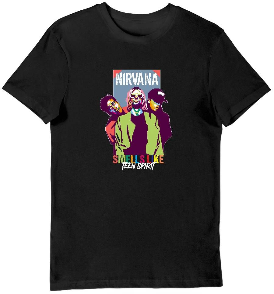 Koszulka męska Nirvana Smells like teen spirit czarna 2XL