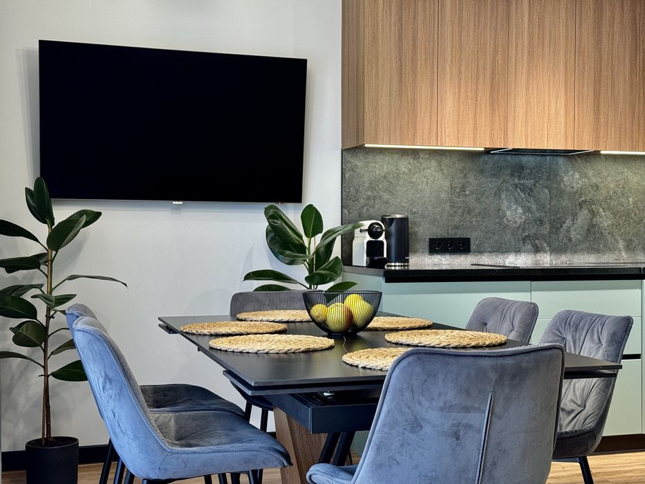 Двоян з ремонтом з навісом з технікою, мебльований