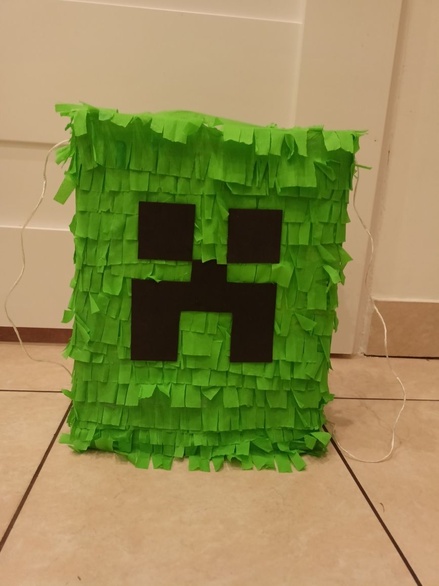 Piniata do rozbijania Minecraft creeper