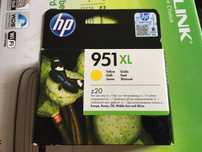 Tusz do drukarki HP żółty 951 XL nowy oryginalny drukarka duży