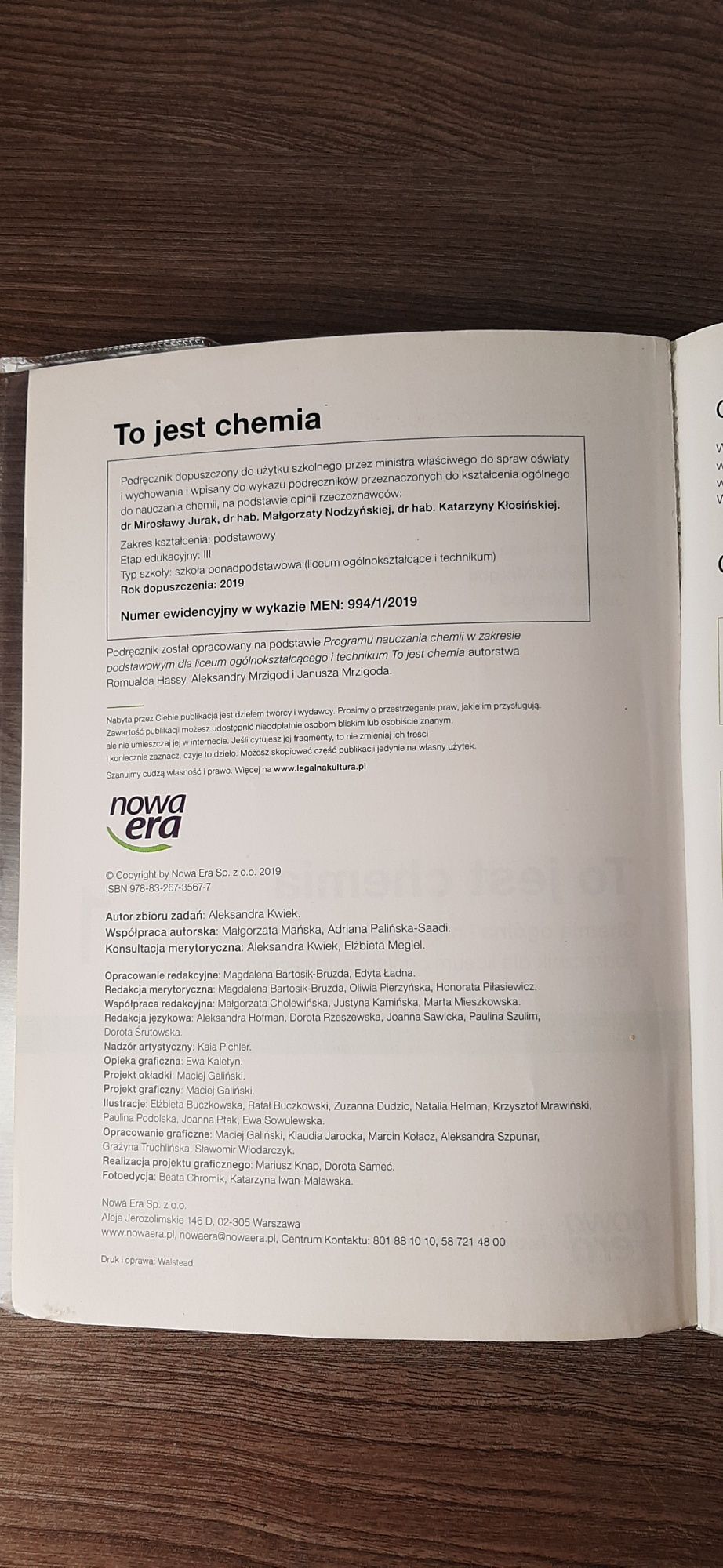 Podręcznik To jest chemia 1
