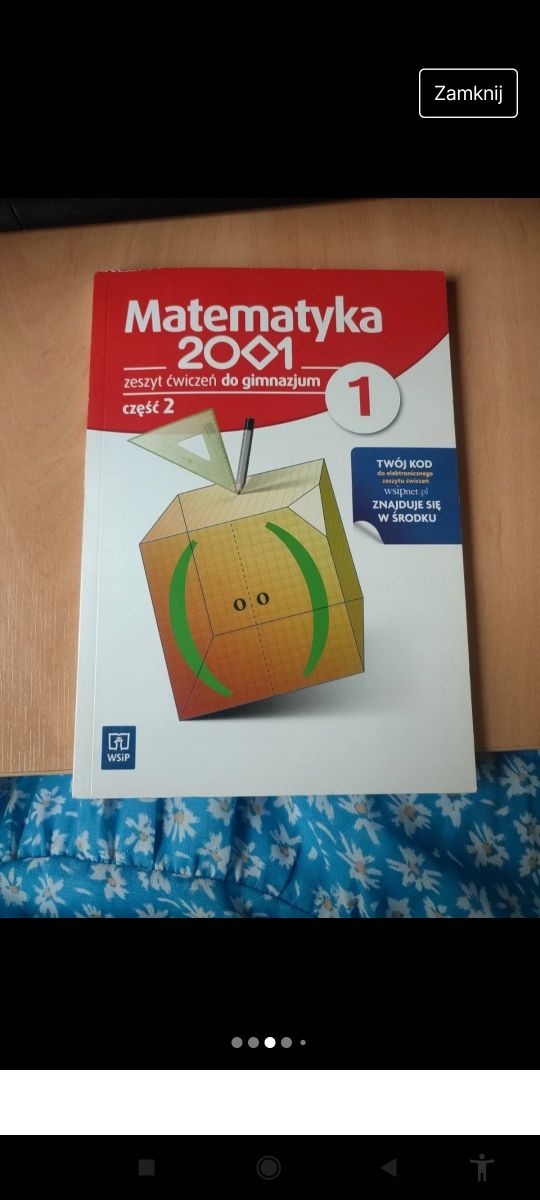 Nowy zeszyt ćwiczeń do Matematyki 2001