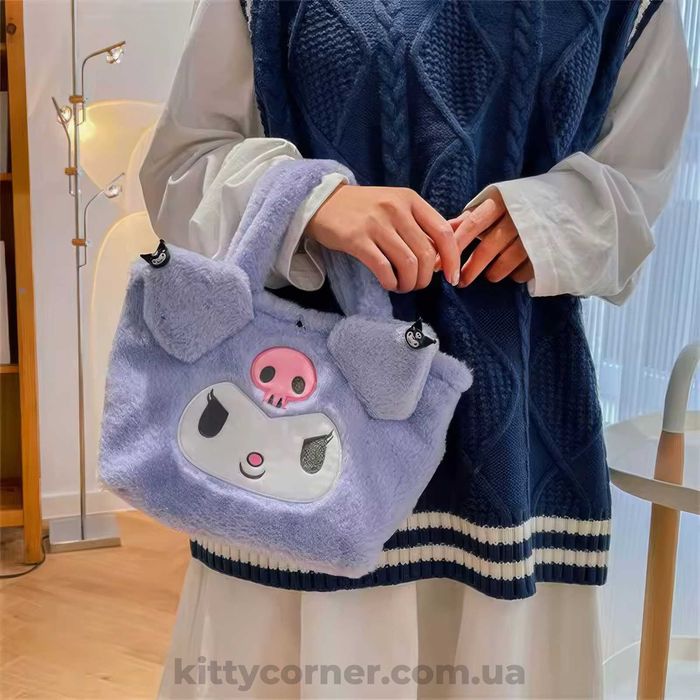 Плюшева сумка/шопер/Kuromi/Hello Kitty/Cinnamoroll/My Melody