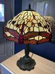 Lampa witrażowa w stylu Tiffany, ważki