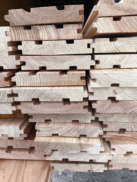 Boazeria. Producent. Imitacja bala Deska elewacyjna, Tarasowa modrzew