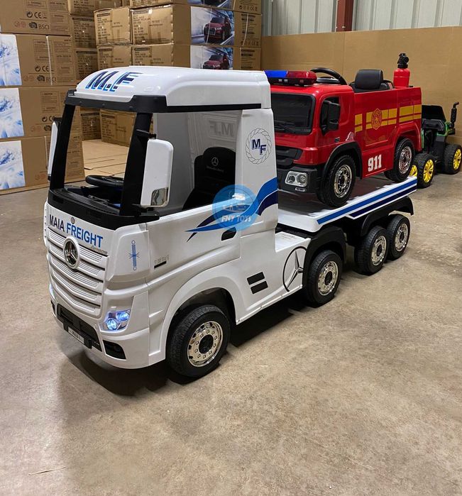 Tir naczepa na akumulator mercedes actros autko dla dziecka ODBIÓR OS.