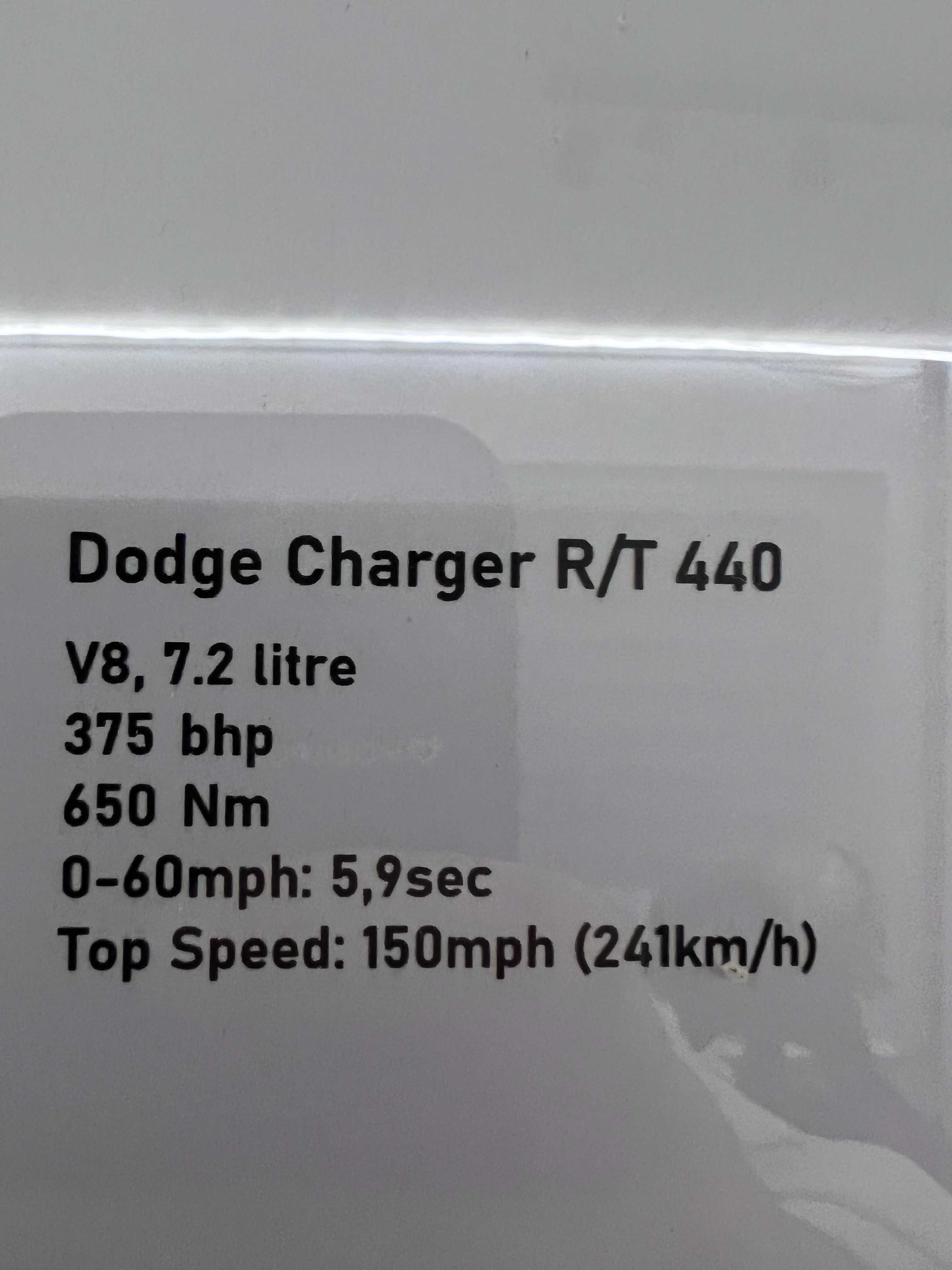 Dodge Charger R/T 1968r Obraz