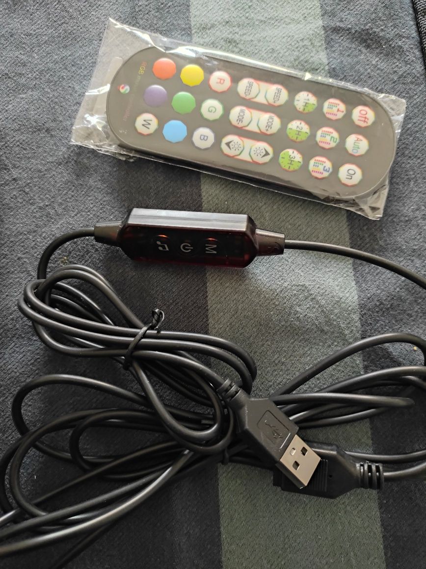 Colunas de led USB