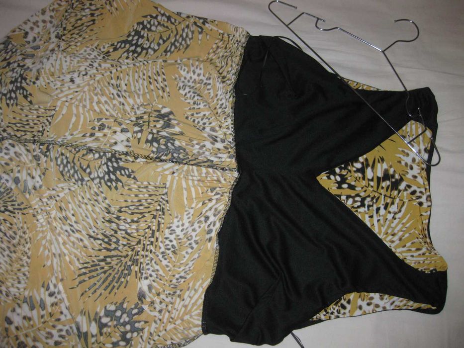 Шикарна приталена еластична сукня сарафан довга дуже великий розмір