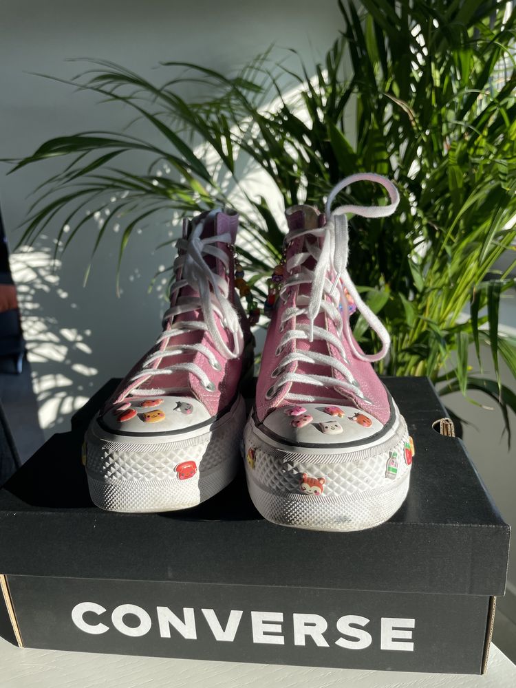 Converse różowe magic flamingo 37