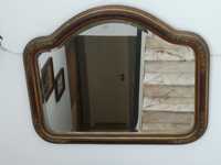 Espelho em madeira e tons dourados (1,30x1,10 )