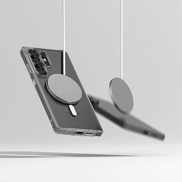 Etui Ringke Fusion MagSafe na Samsung Galaxy S25 Ultra - przezroczysty