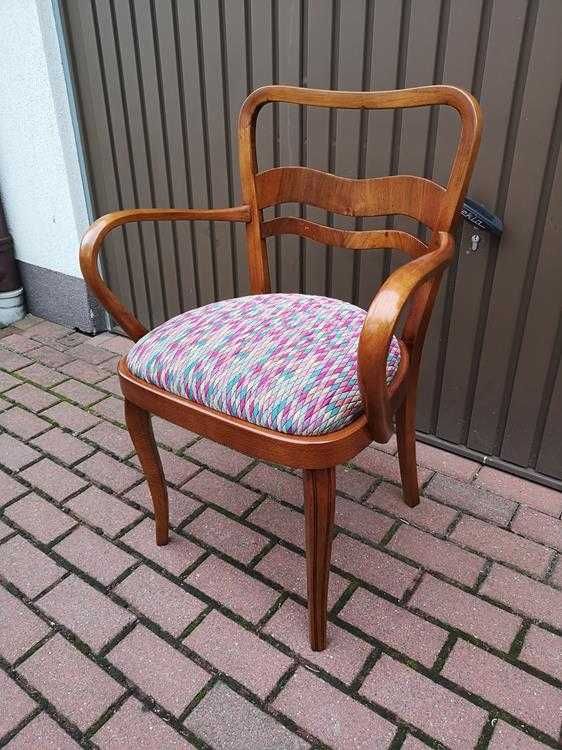 Stary Fotel Krzesło ART-DECO Gabinetowy Antyk Po Renowacji Okazja.