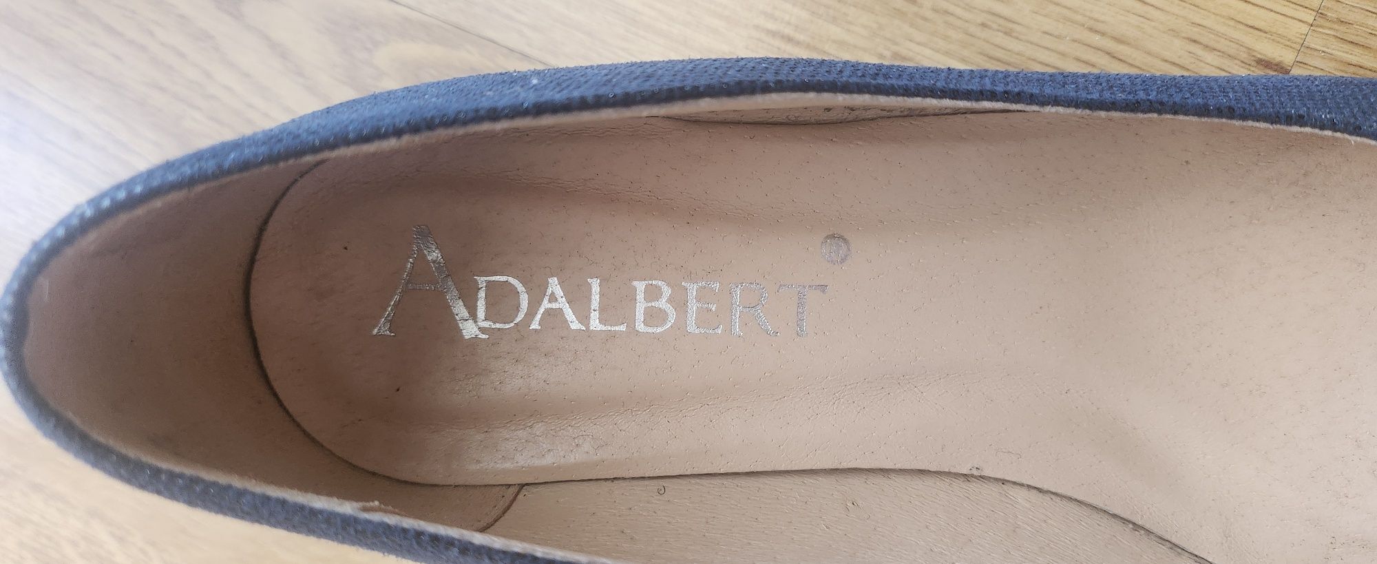 Buty czółenka ADALBERT skórzane 39