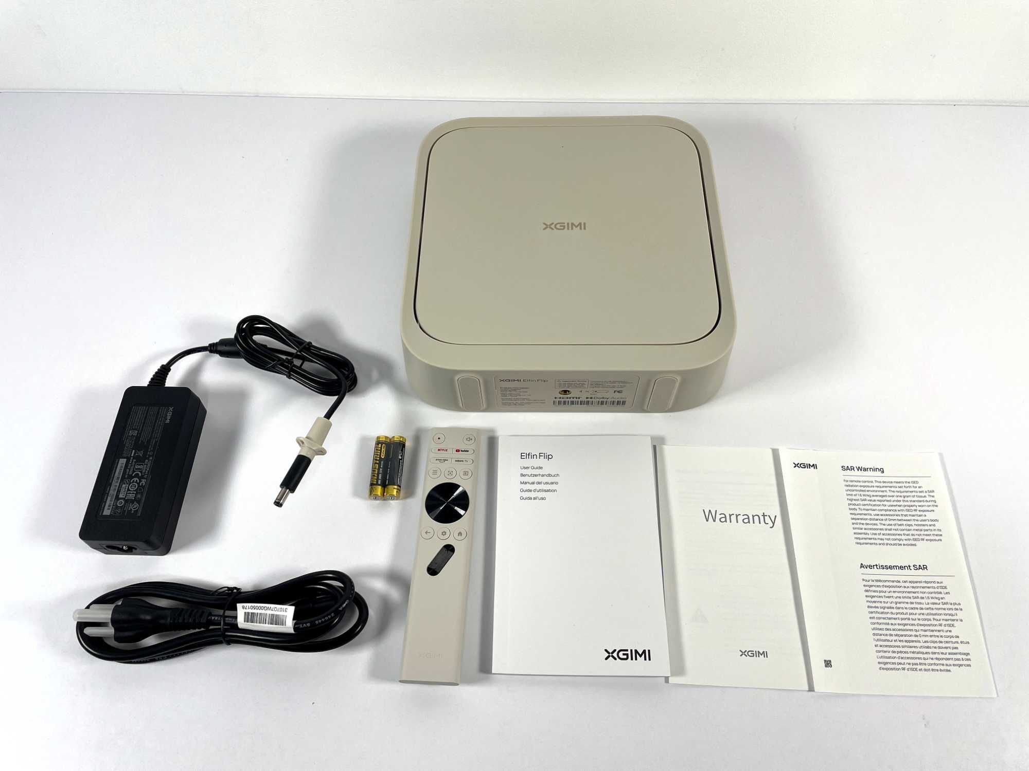XGIMI Elfin Flip WK03C Портативний Проектор 1080P, DLP, 400 ISO люмен