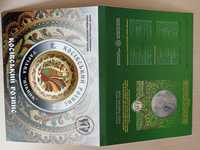 Памятна монета в буклеті Косівський розпис