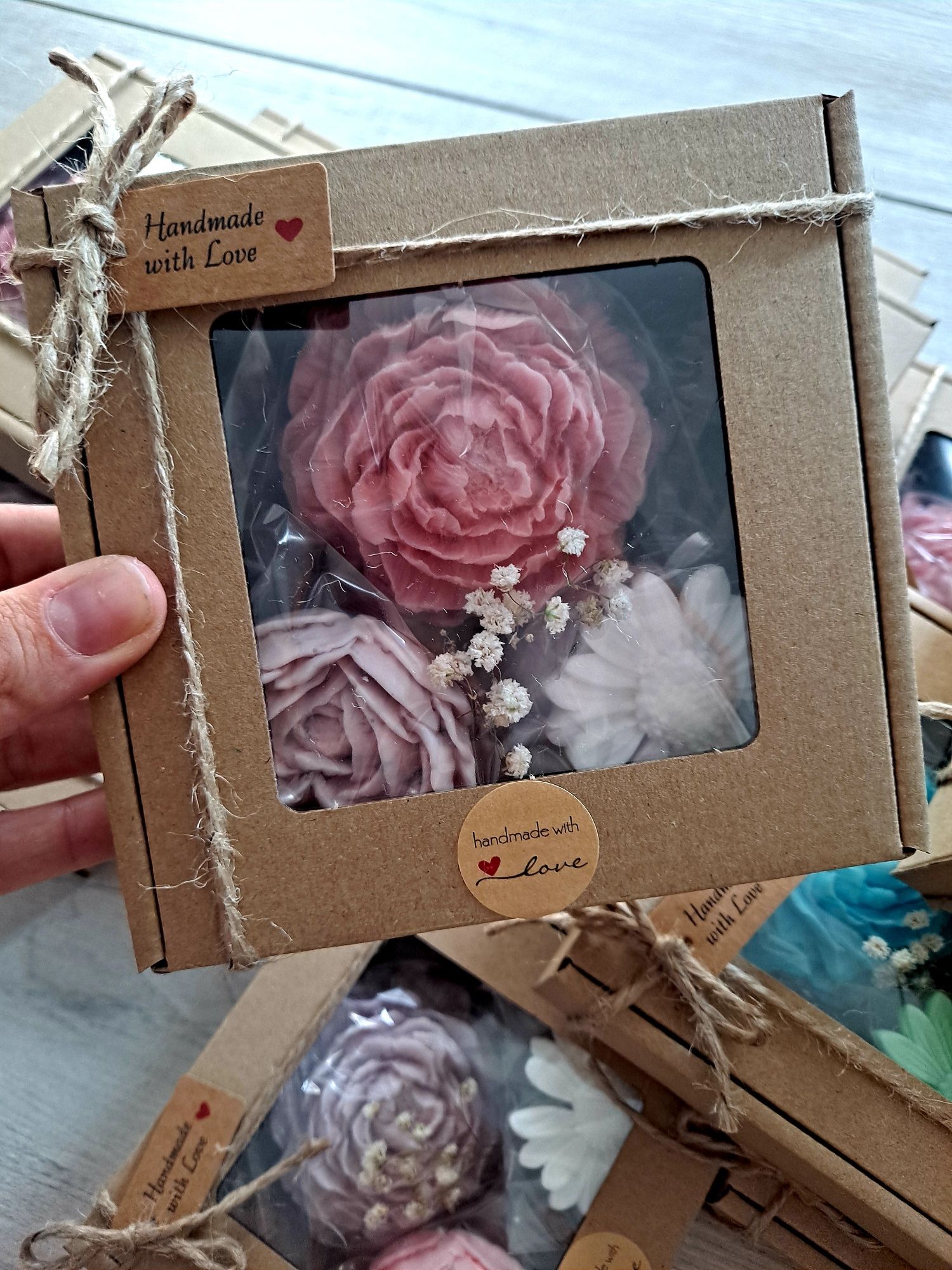 Zestawy prezentowe mydełka handmade