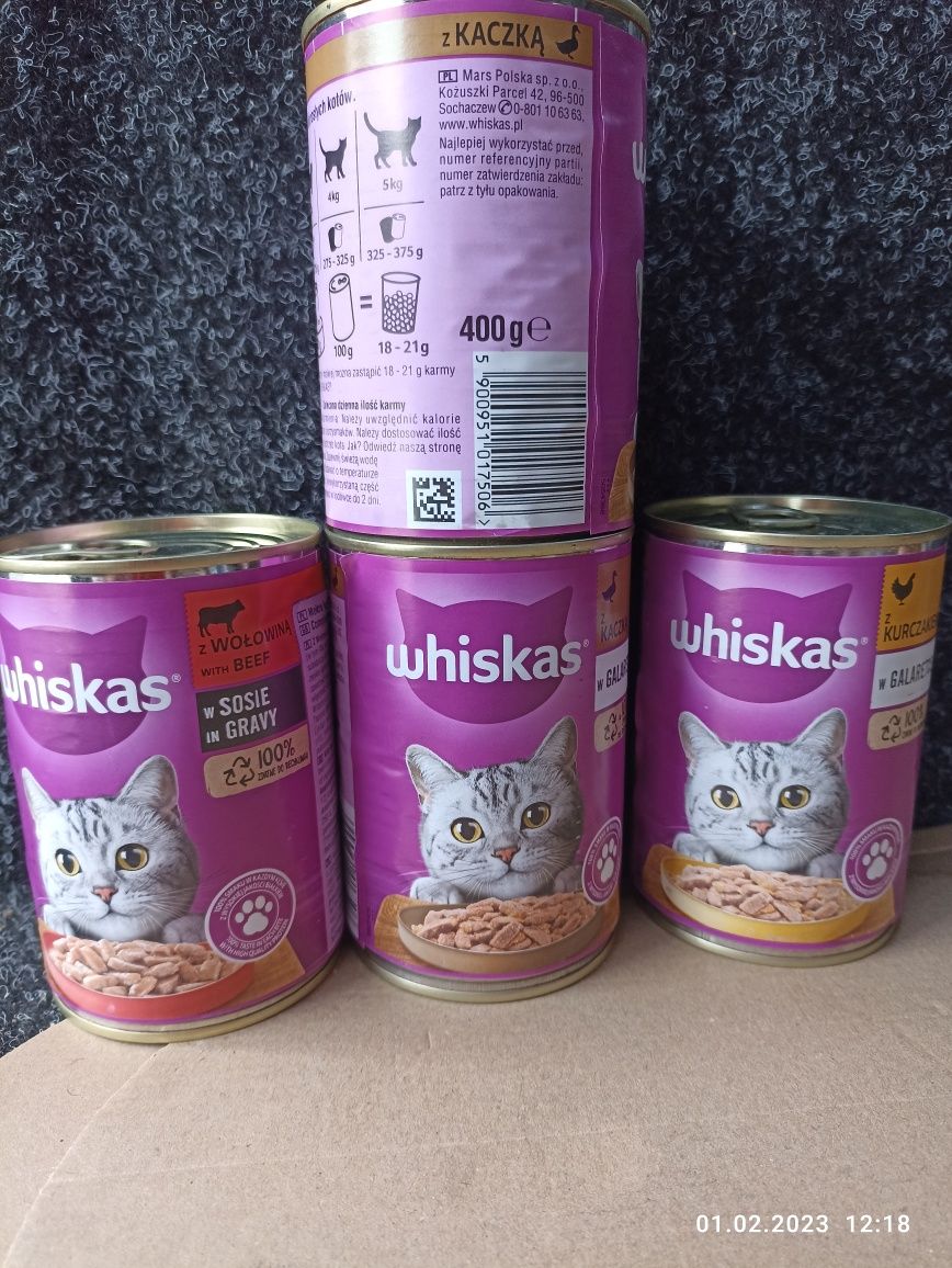 Whiskas, Puffi, cohiga, Purina one