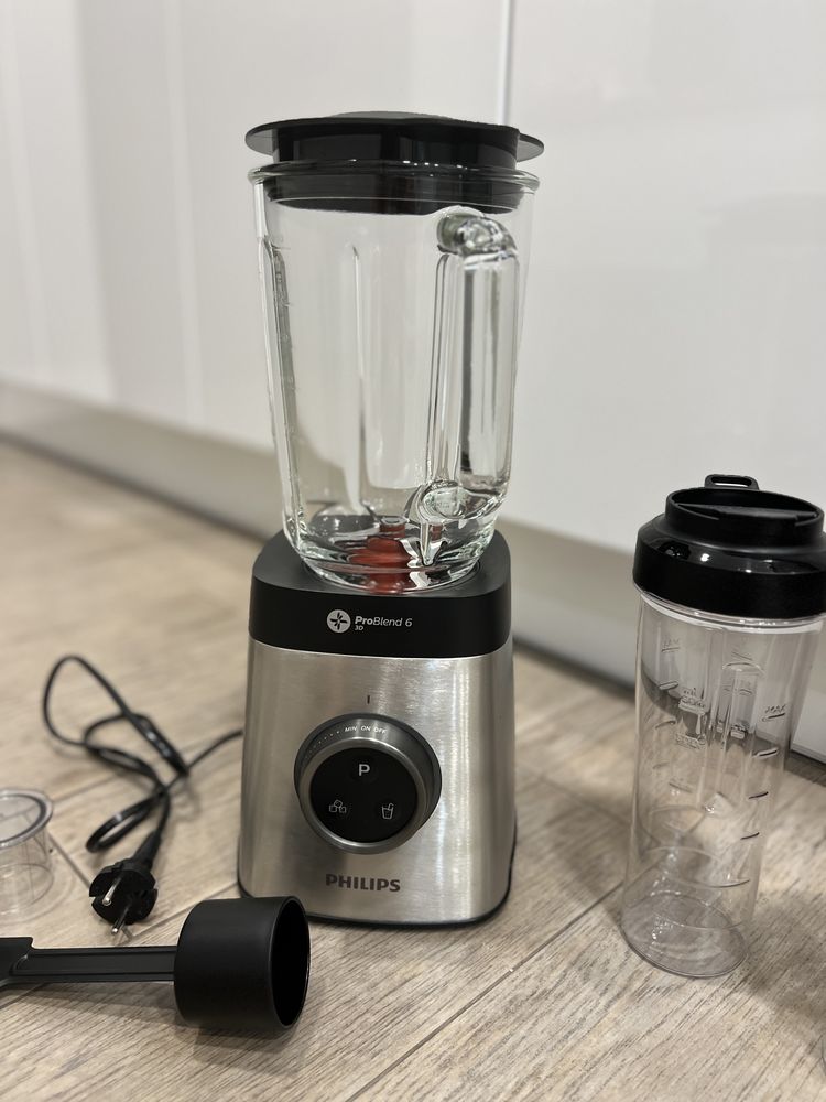 Blender kielichowy Philips HR3655/00 1400W  + 2 Bidony