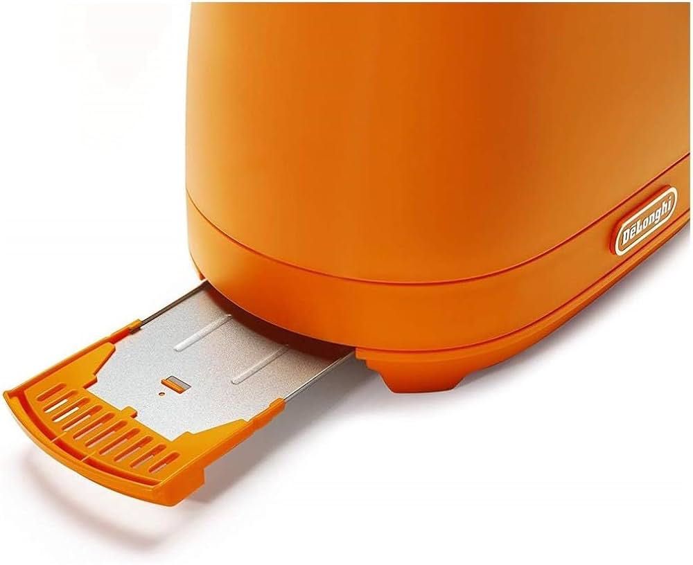 Toster De'Longhi CTLAP2203 pomarańczowy 550 W, stylowy toster, design