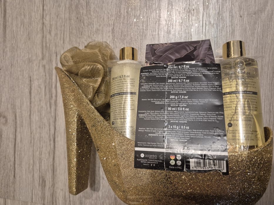 PrOmOcJa! Luksusowy zestaw do kąpieli 9 w 1 wanilia i migdal