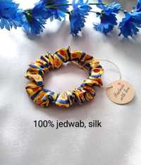 Nowa jedwabna gumka scrunchie