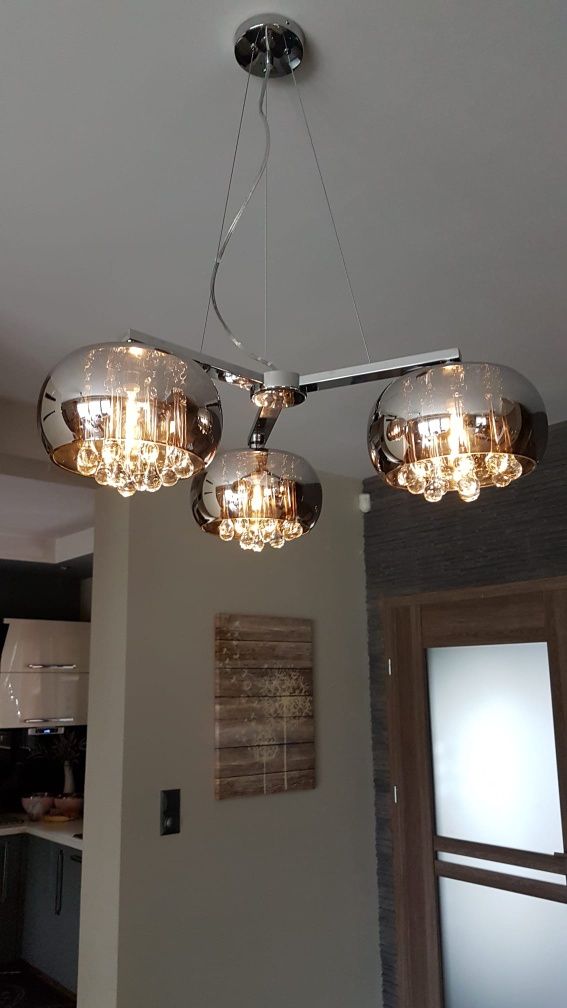 Crystal- Lampa Zuma line 3-ramienna