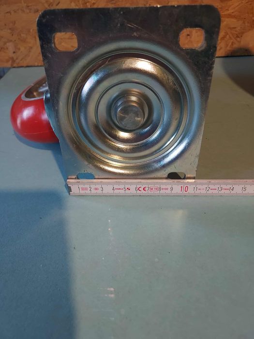 Kółka obrotowe  do dużych obciążeń aluminiowo-poliuretanowe 4 sztuki