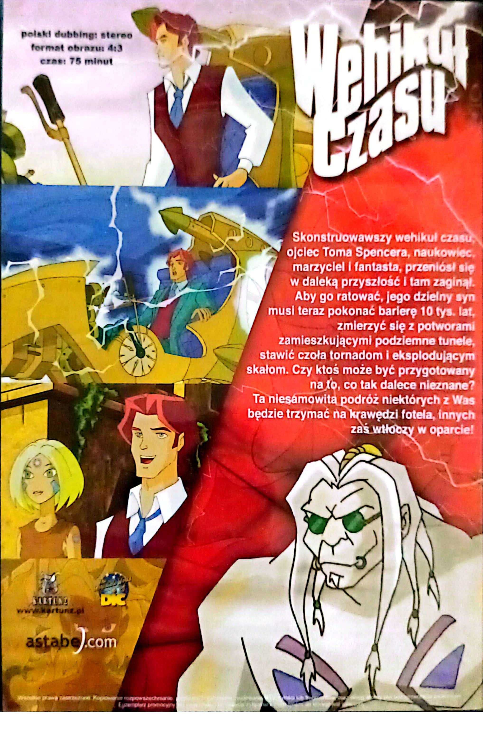 Wehikuł czasu dvd bajka kreskówka