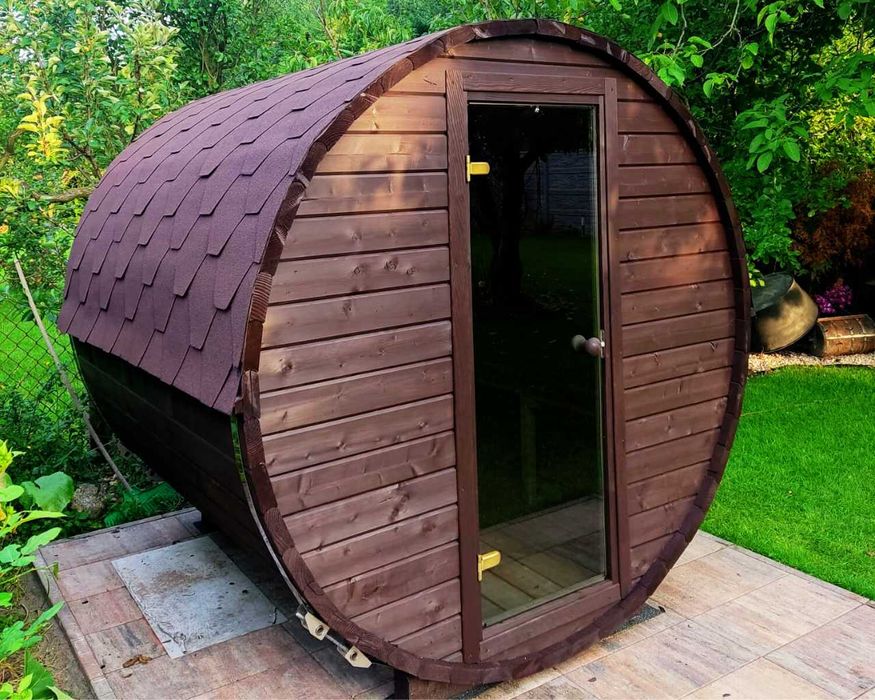 Sauna ogrodowa 2x2 Z PIECEM W ZESTAWIE!