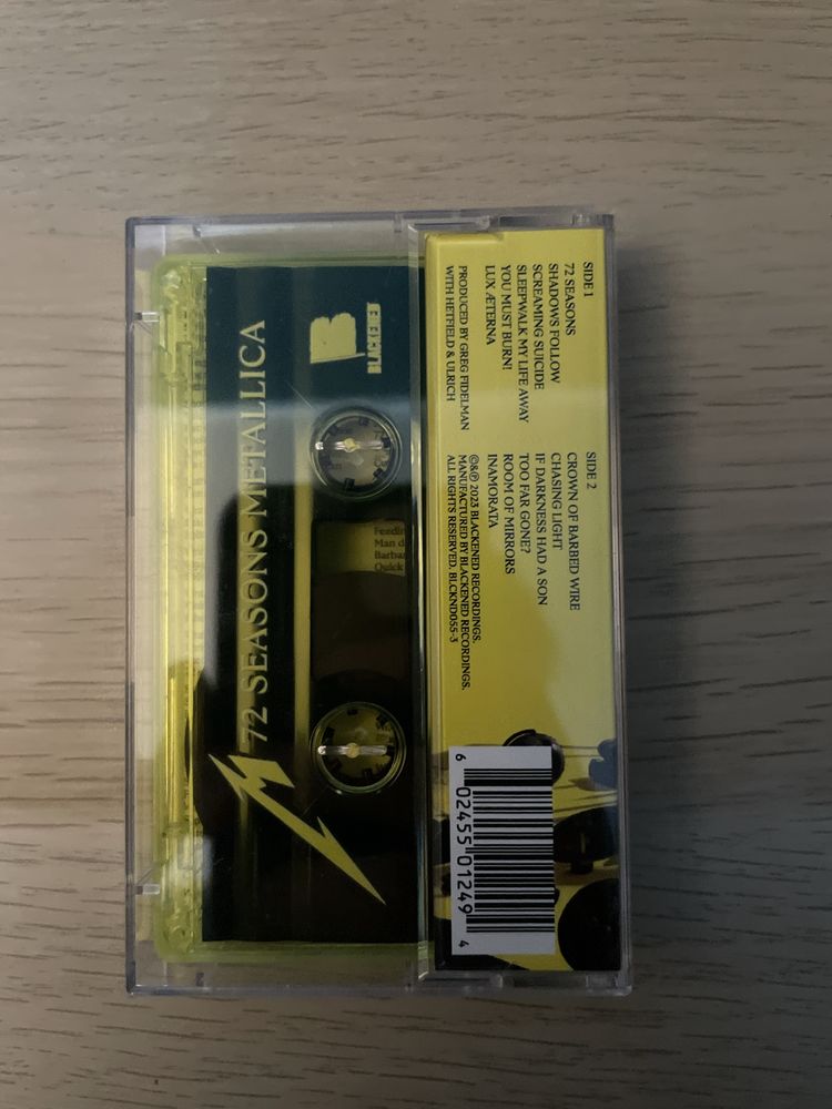 Kaseta Metallica - 72 Seasons (Transparent Yellow)