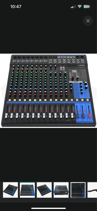 Mesa analogica 16 canais yamaha