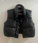 Colete de cabedal Zara