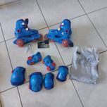Patins Oxelo 28-30 + kit proteções